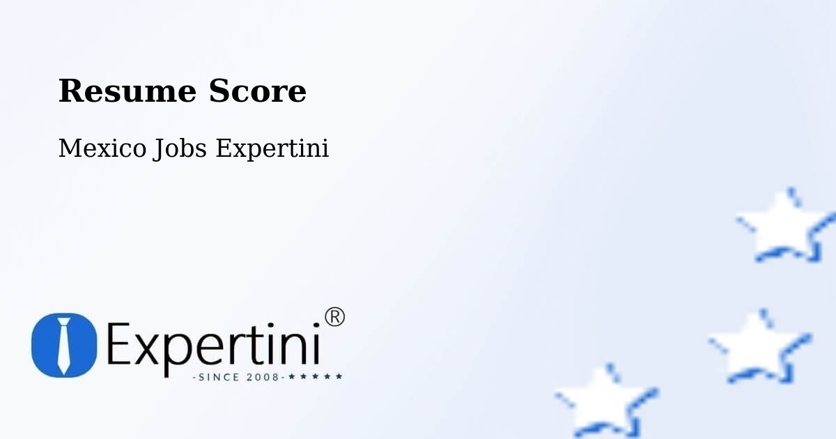 Resume Score & Job Description Match Tool – Otates - Mexico Jobs Expertini